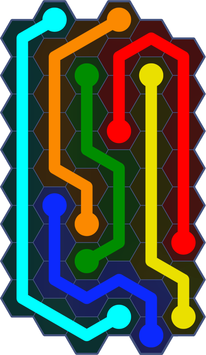 Flow Free 642 Solution