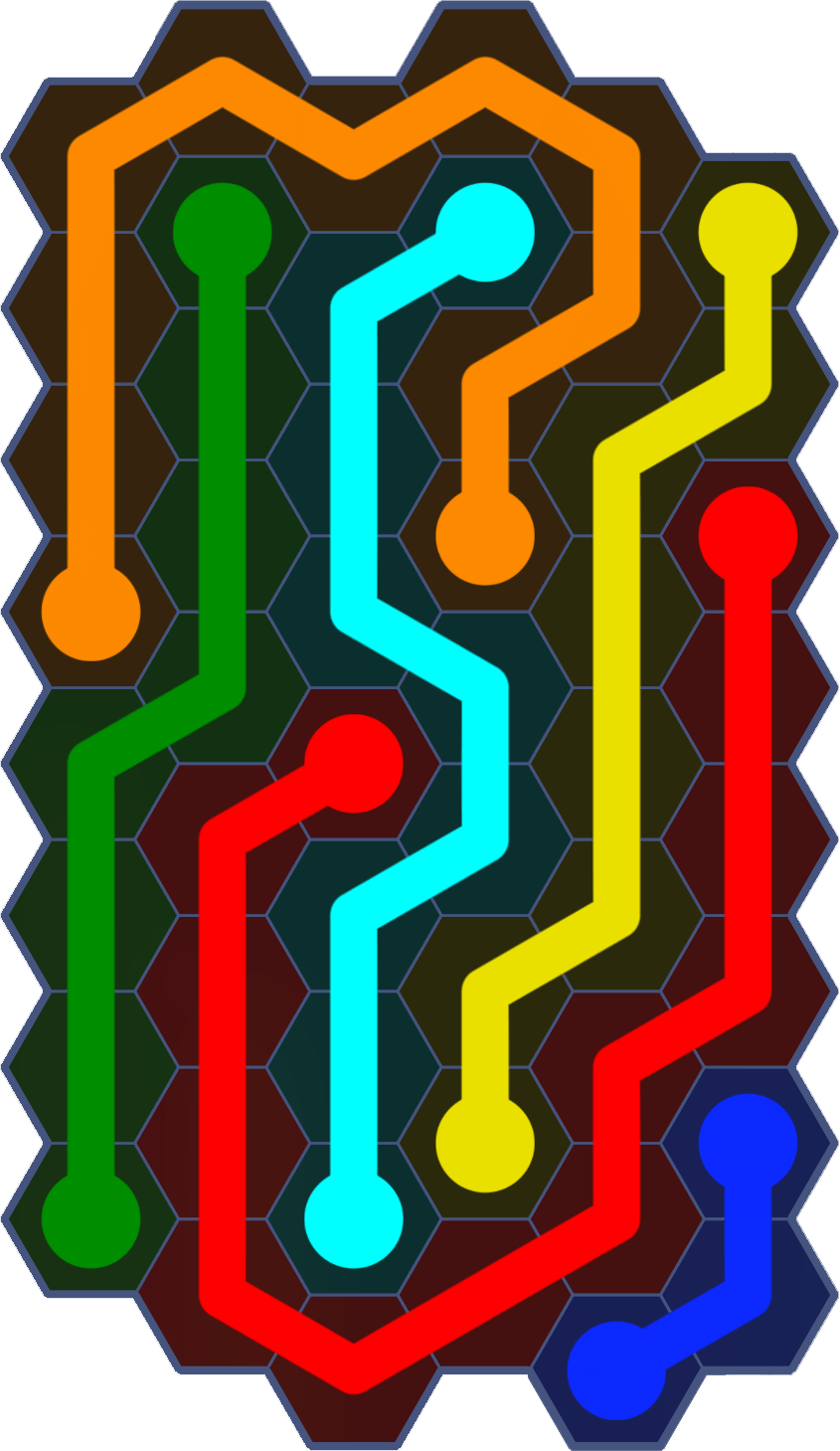 Flow Free 643 Solution