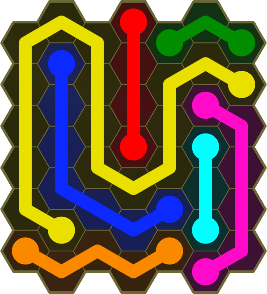 Flow Free 1017 Solution