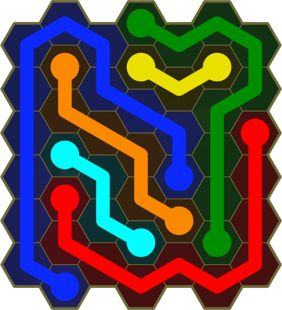 Flow Free 1018 Solution