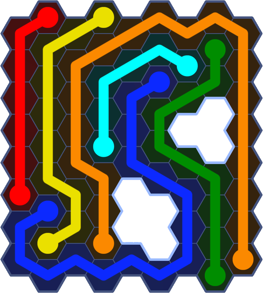 Flow Free 3652 Solution