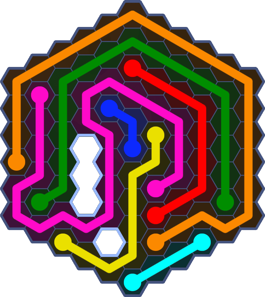 Flow Free 5558 Solution