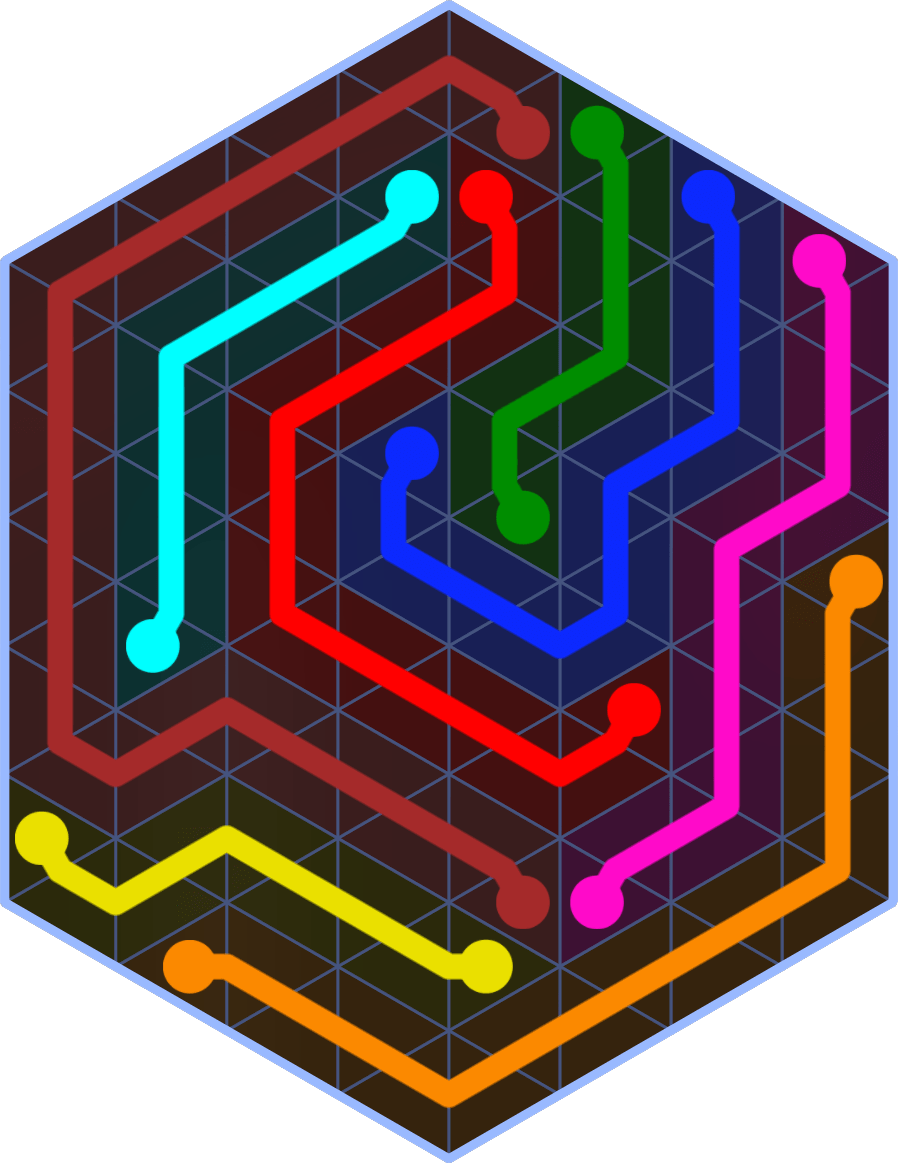Flow Free 1912 Solution