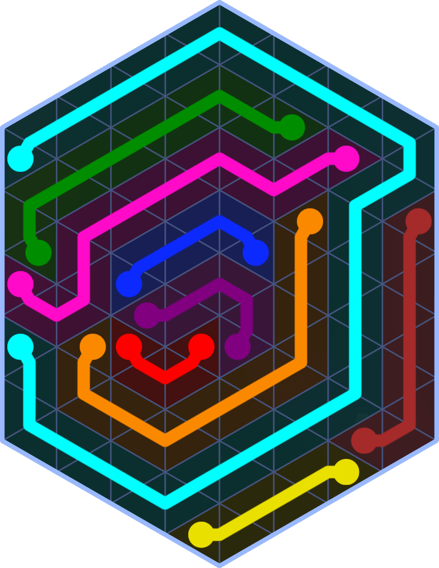 Flow Free 1916 Solution