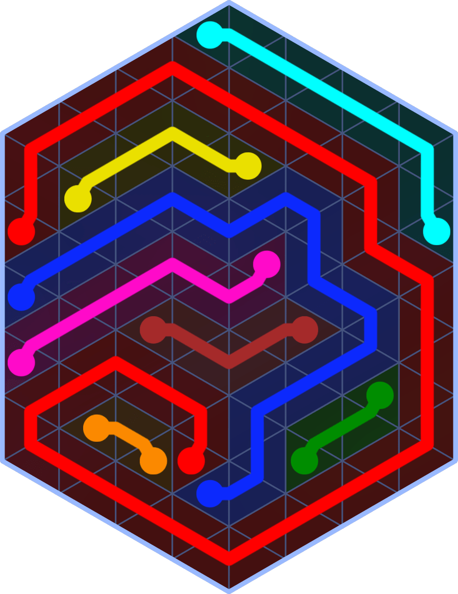 Flow Free 1919 Solution