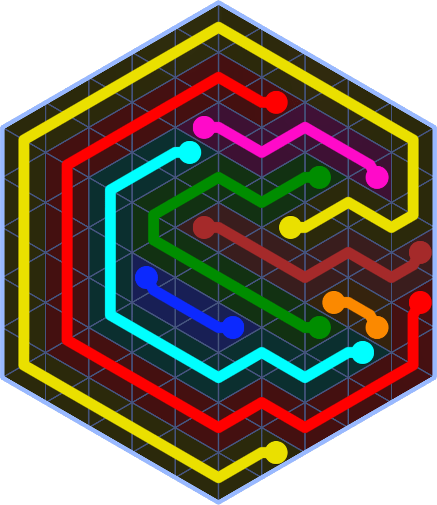 Flow Free 1921 Solution