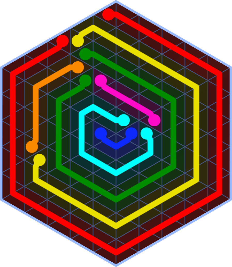 Flow Free 1924 Solution