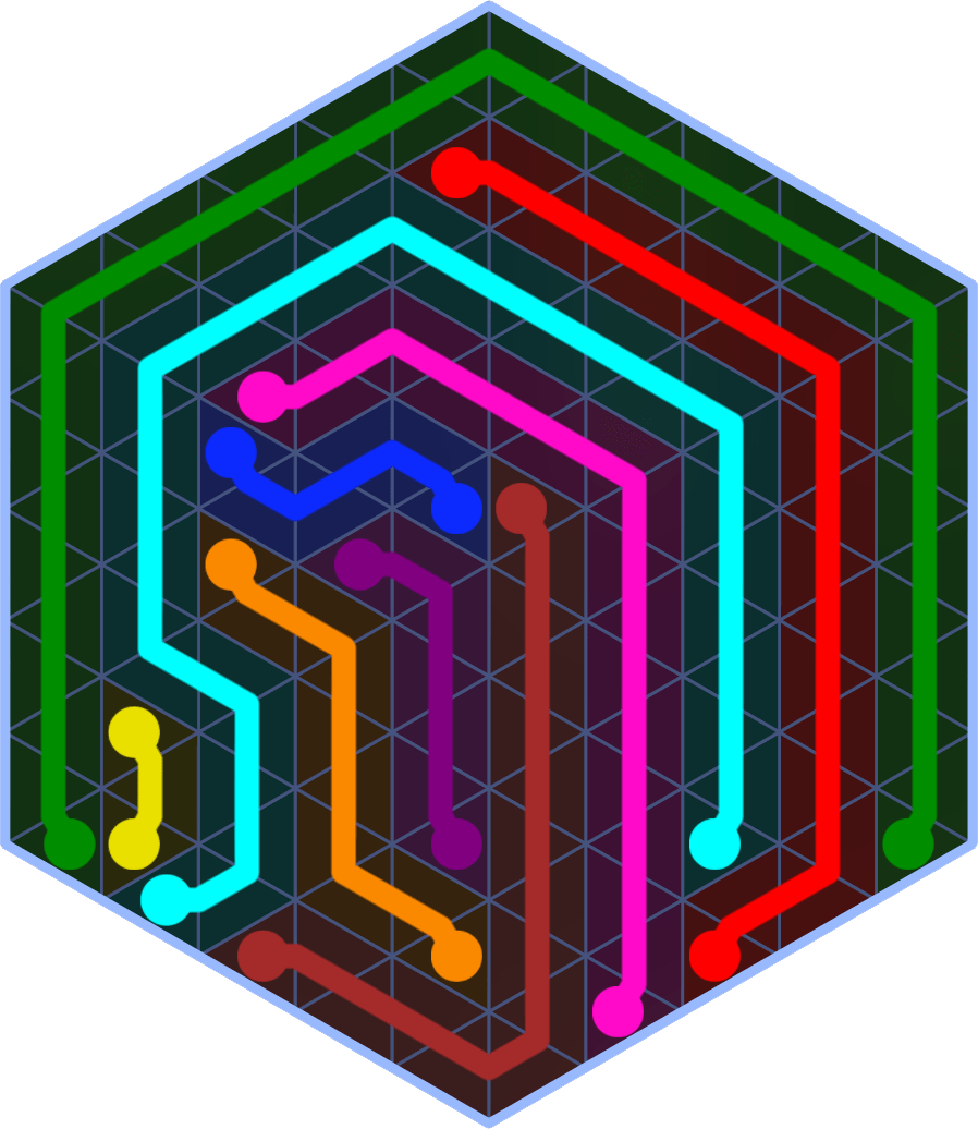 Flow Free 1934 Solution