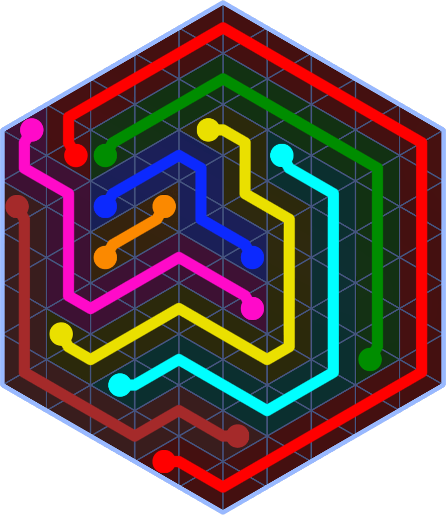 Flow Free 1945 Solution