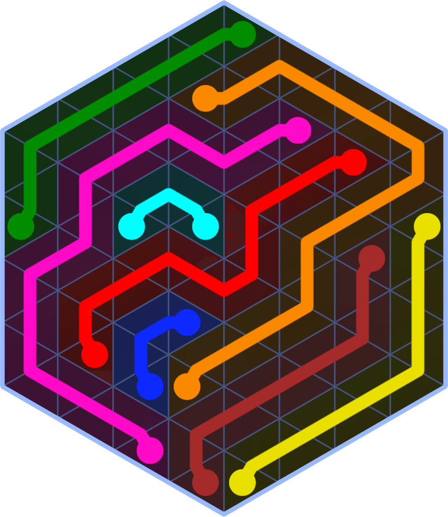 Flow Free 1877 Solution