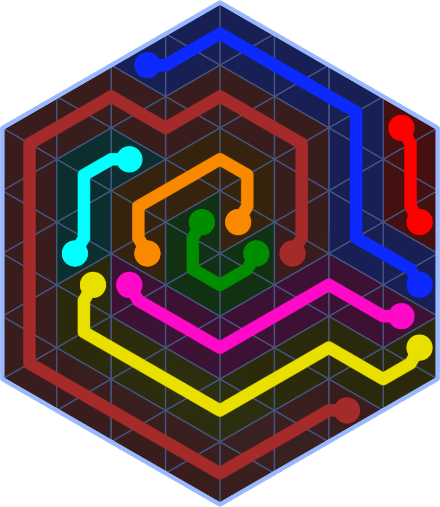 Flow Free 1879 Solution