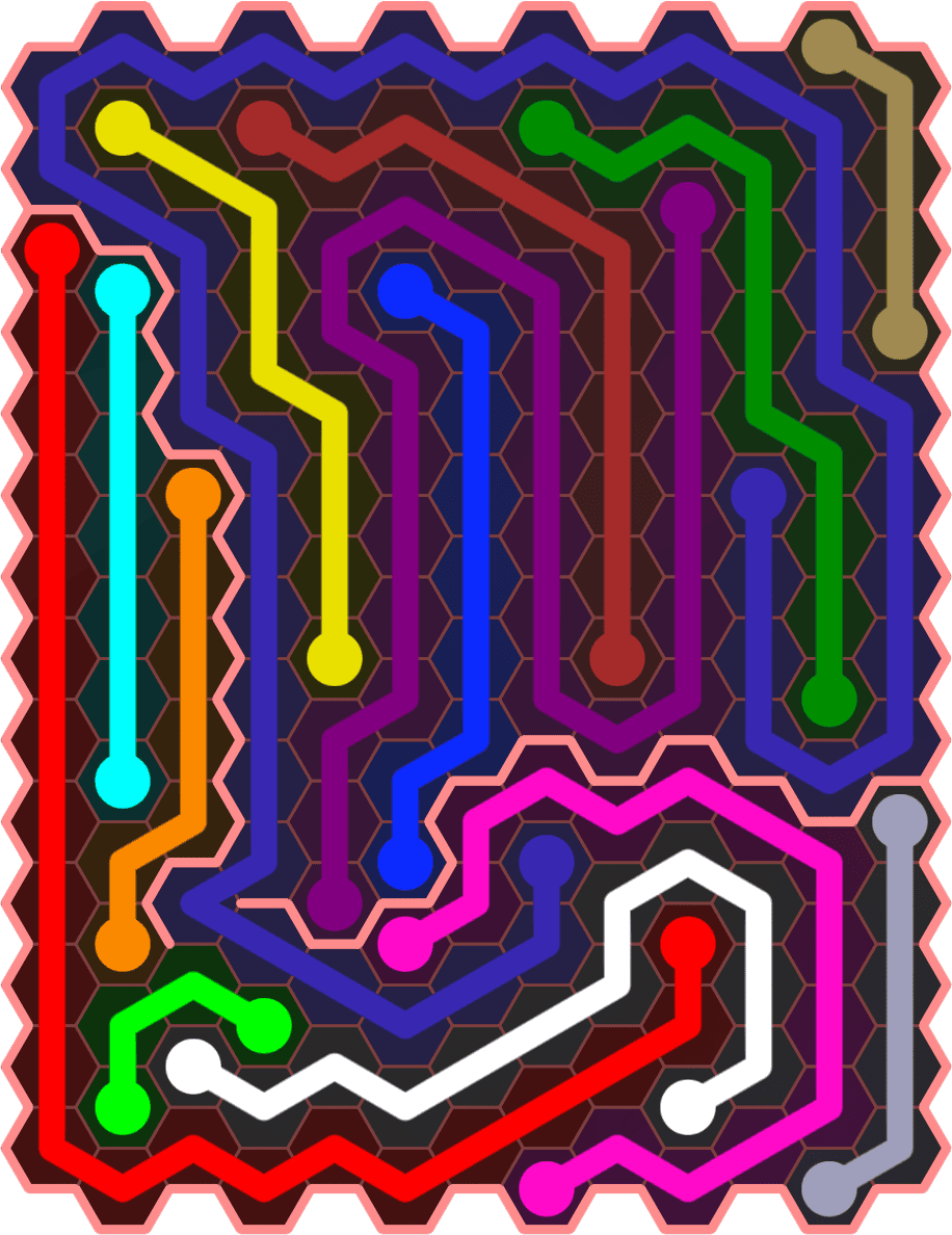 Flow Free 5527 Solution