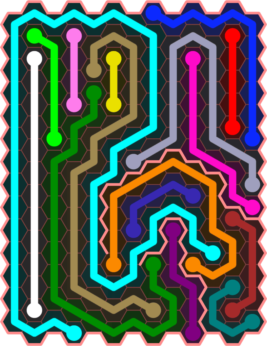 Flow Free 5528 Solution