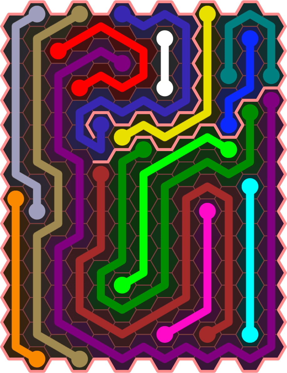 Flow Free 5534 Solution