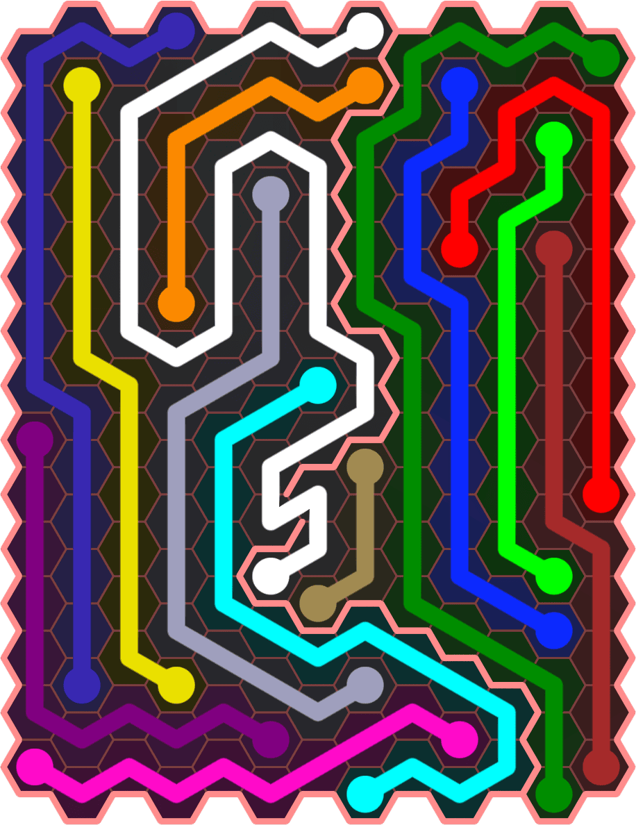 Flow Free 5549 Solution