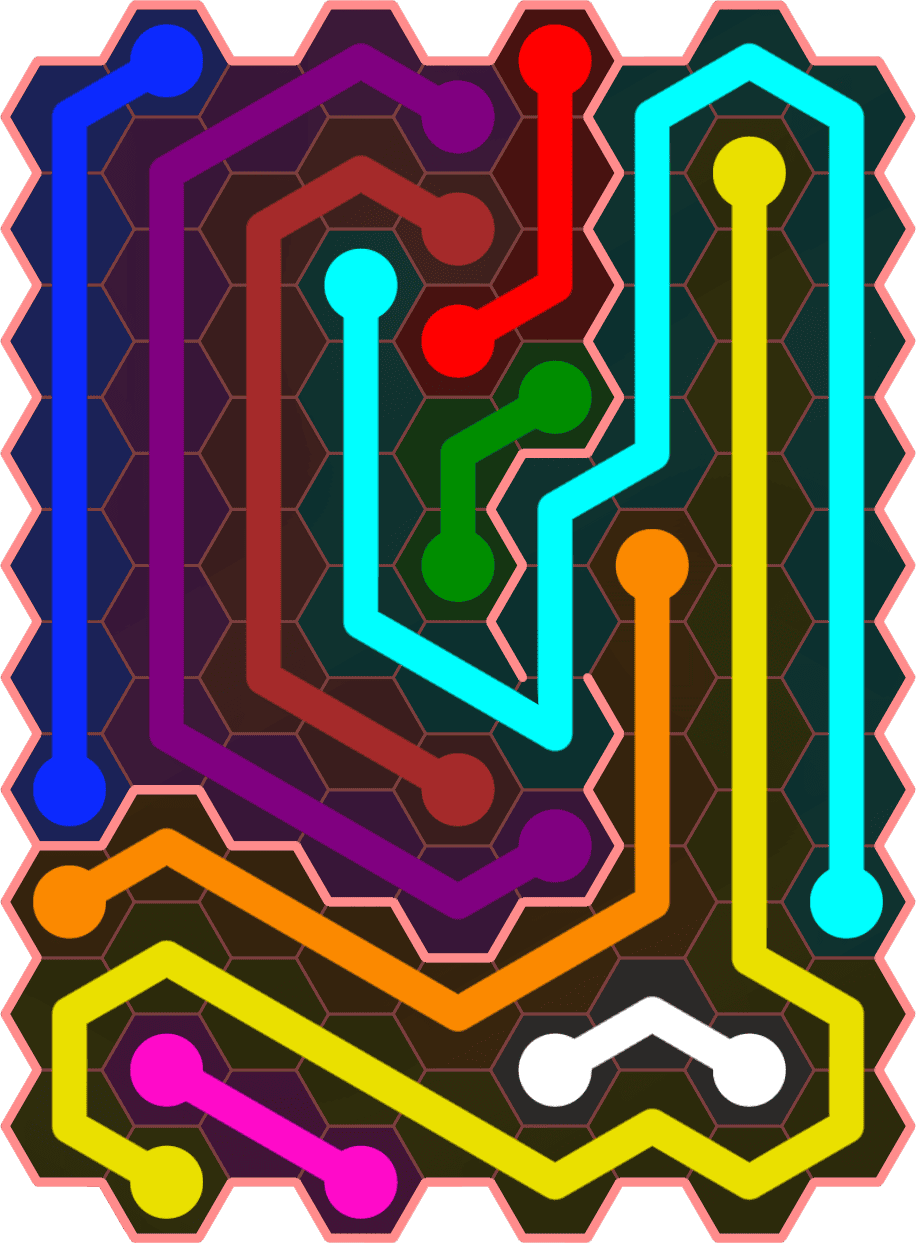 Flow Free 5418 Solution