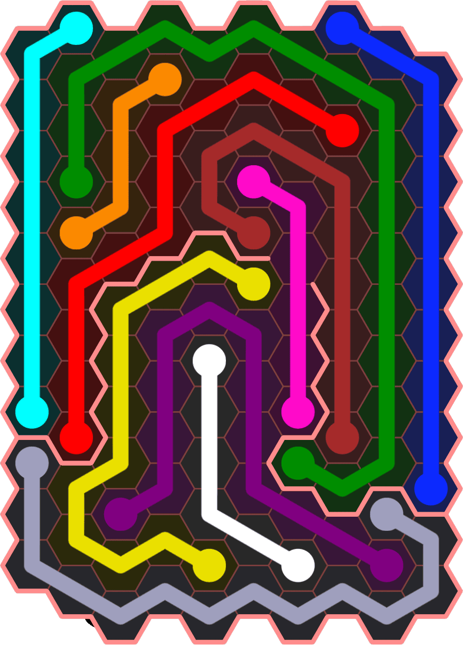 Flow Free 5436 Solution