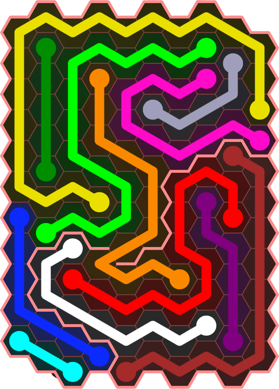 Flow Free 5437 Solution