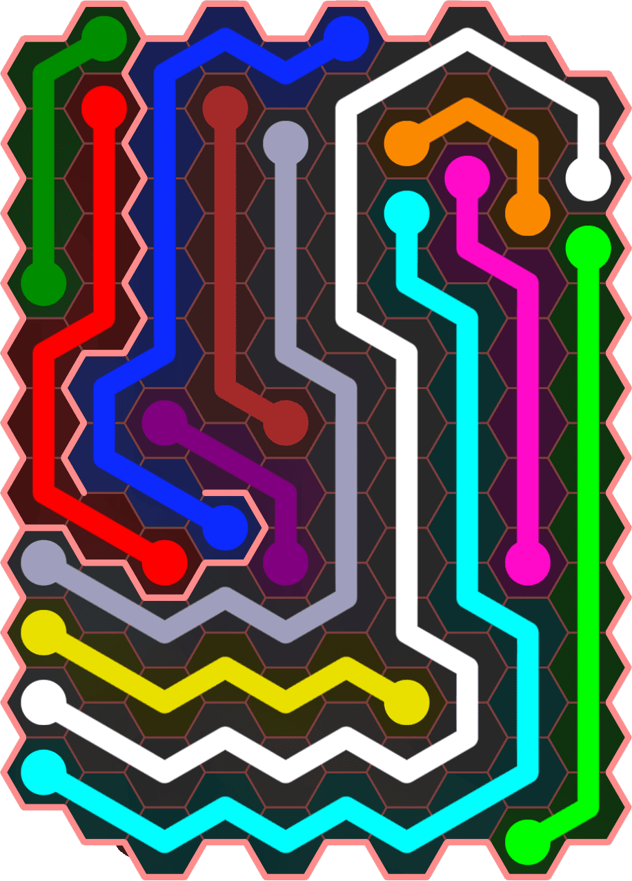 Flow Free 5444 Solution