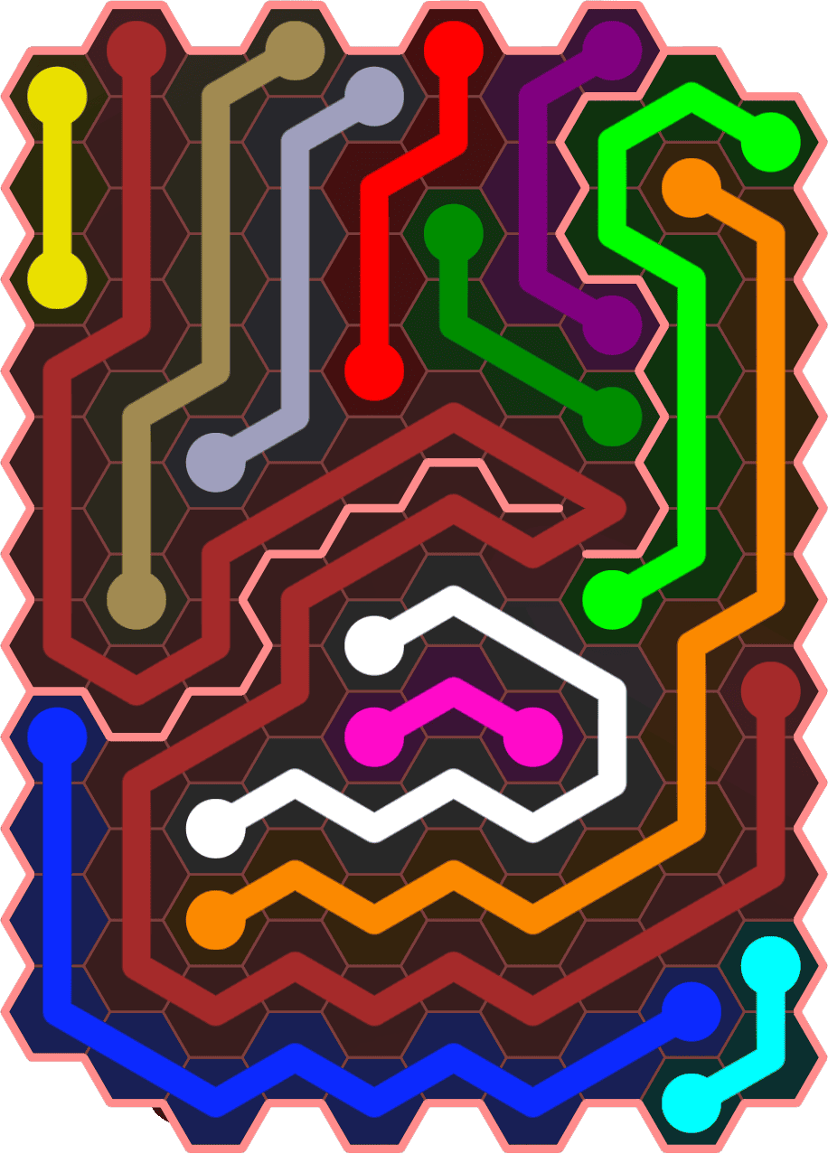 Flow Free 5446 Solution