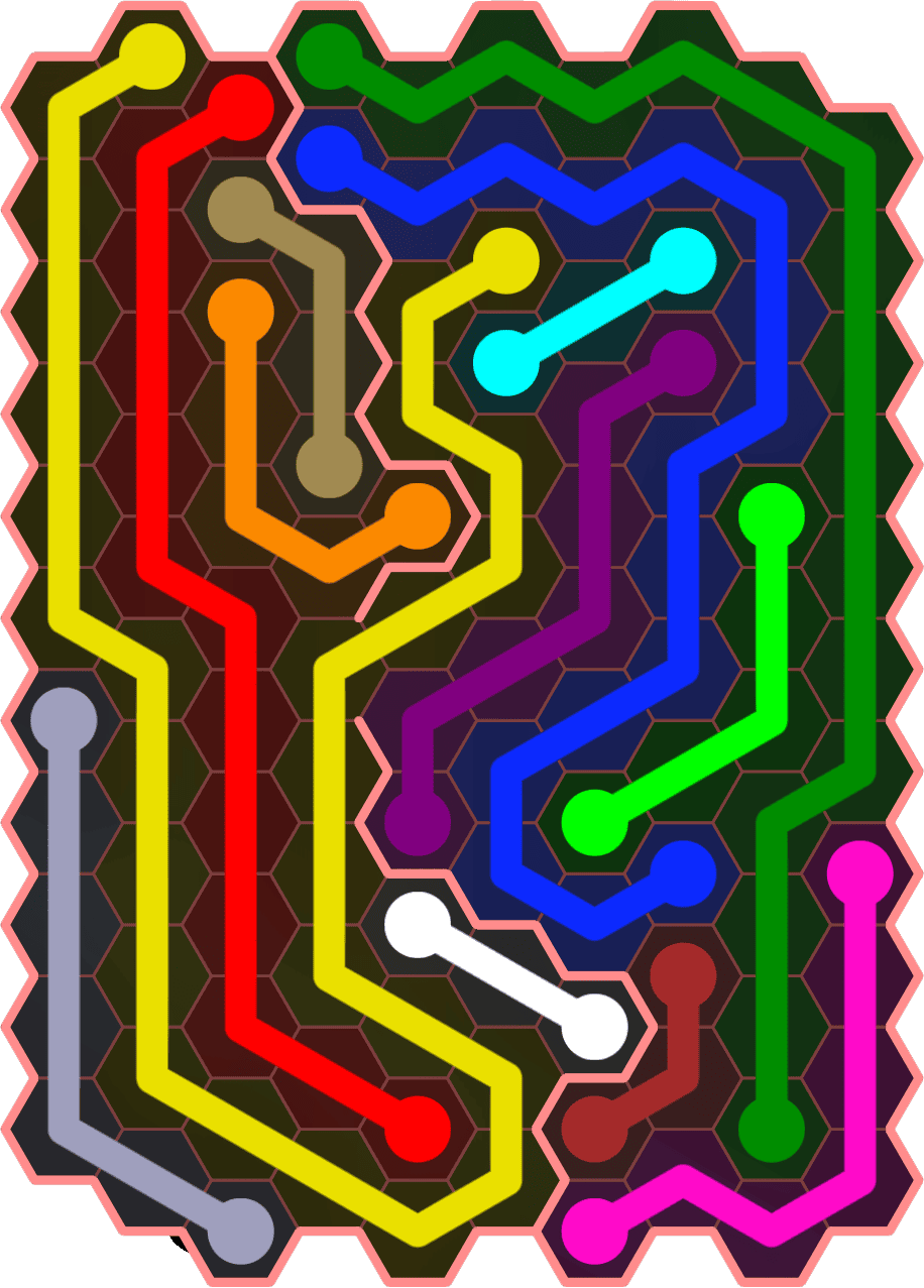 Flow Free 5452 Solution