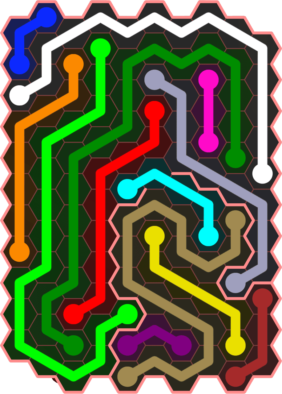 Flow Free 5456 Solution