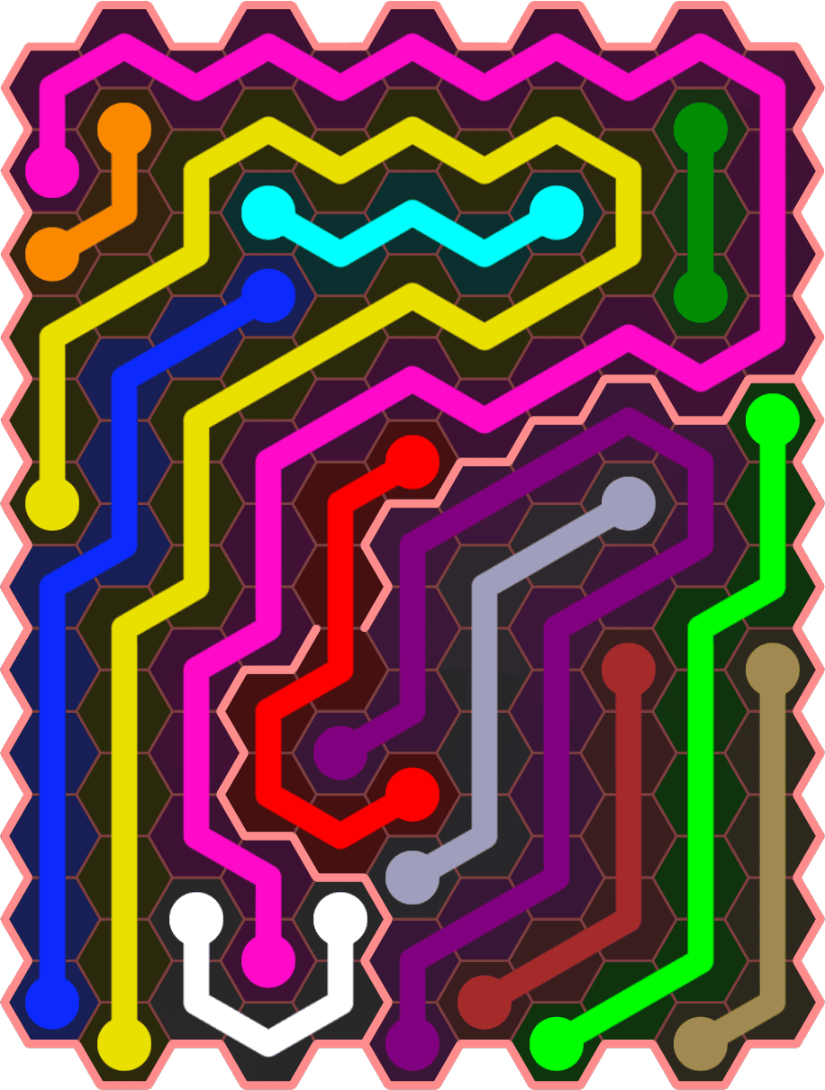 Flow Free 5462 Solution