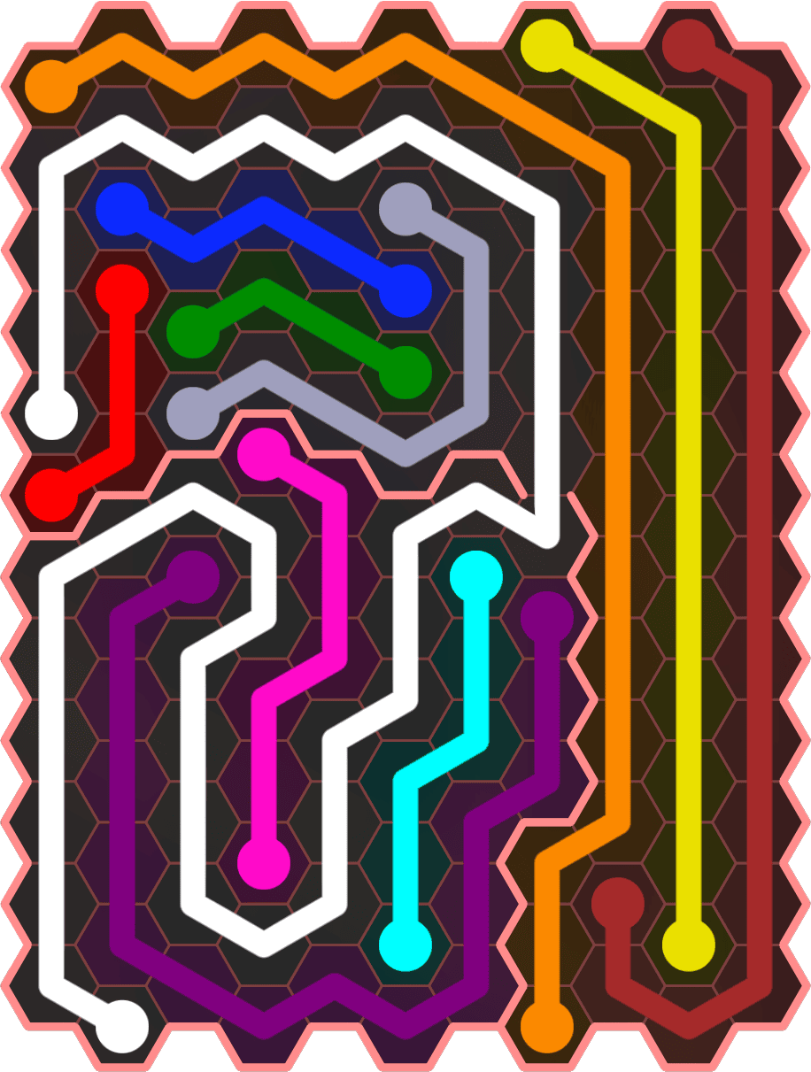 Flow Free 5464 Solution