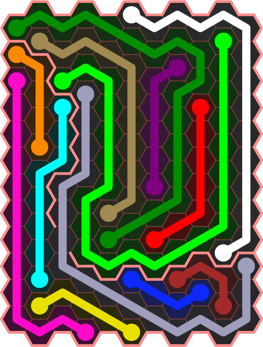 Flow Free 5467 Solution