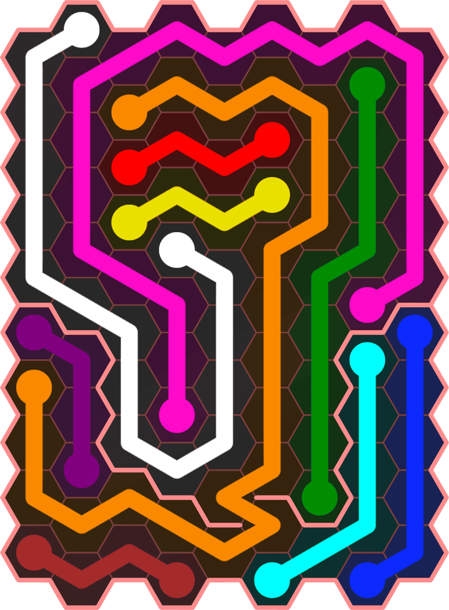 Flow Free 5408 Solution