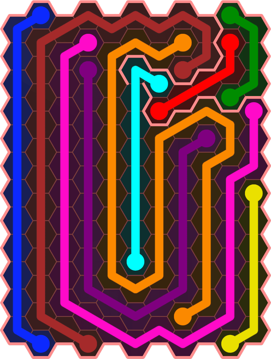 Flow Free 5484 Solution