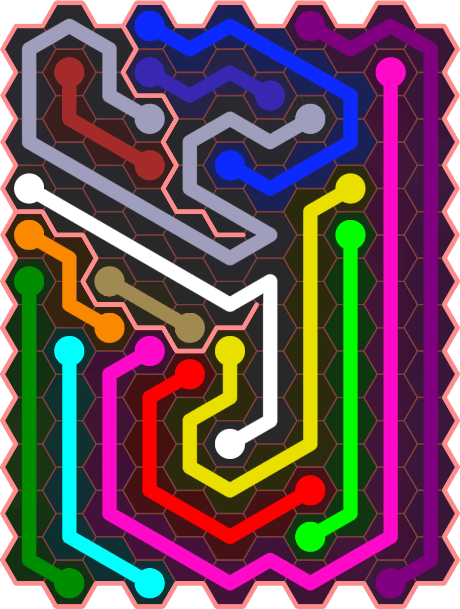 Flow Free 5485 Solution