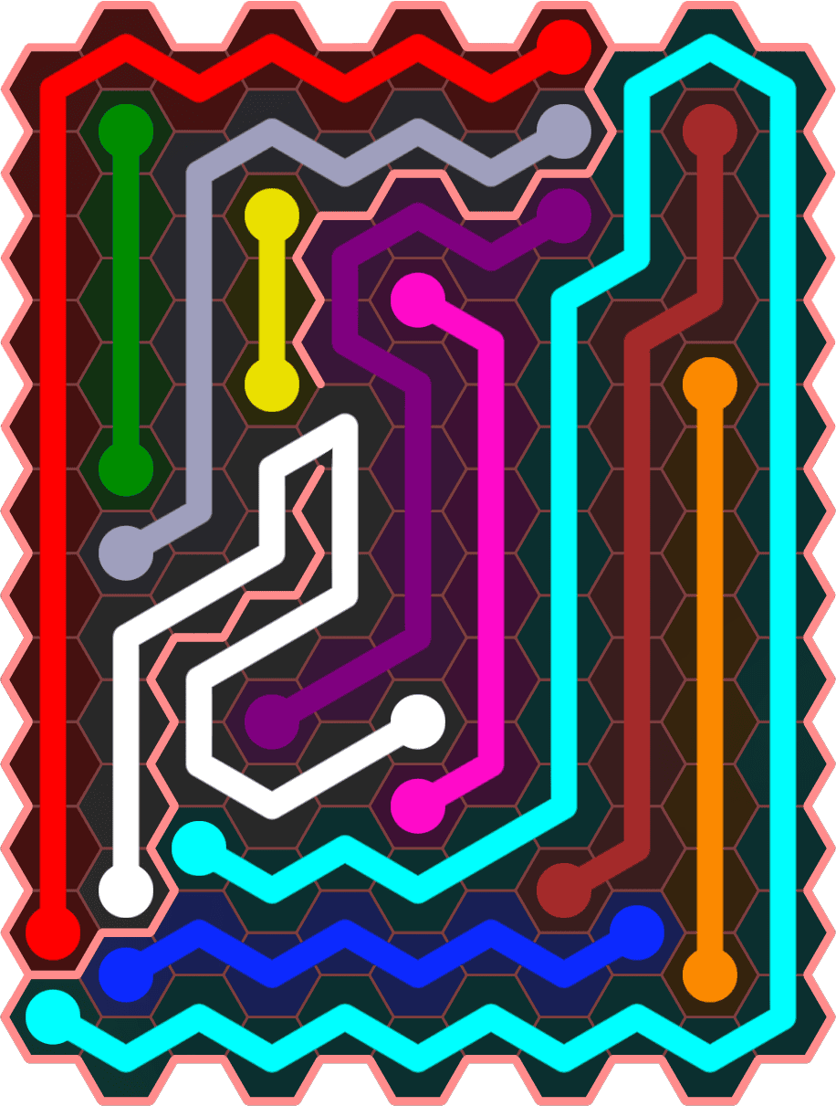 Flow Free 5489 Solution