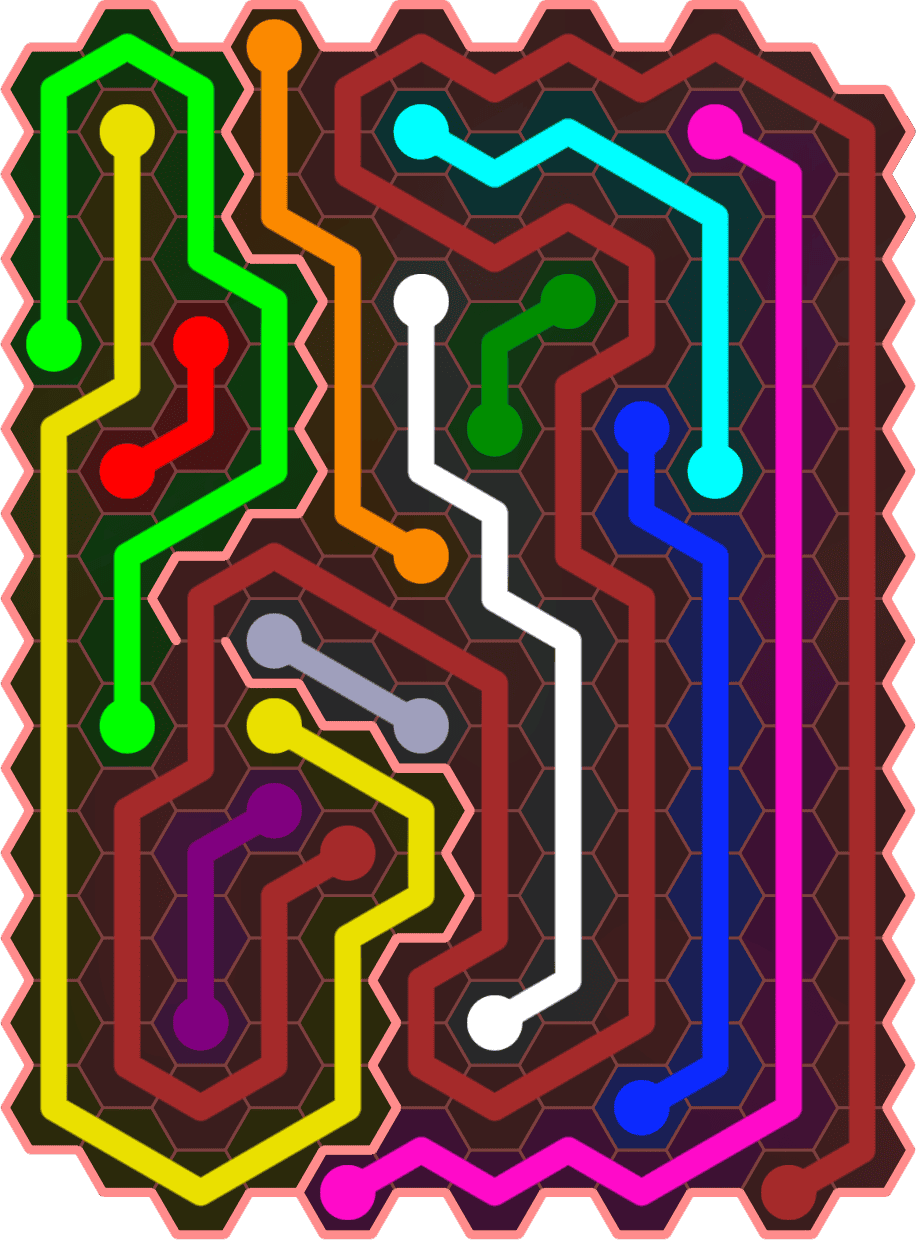 Flow Free 5496 Solution