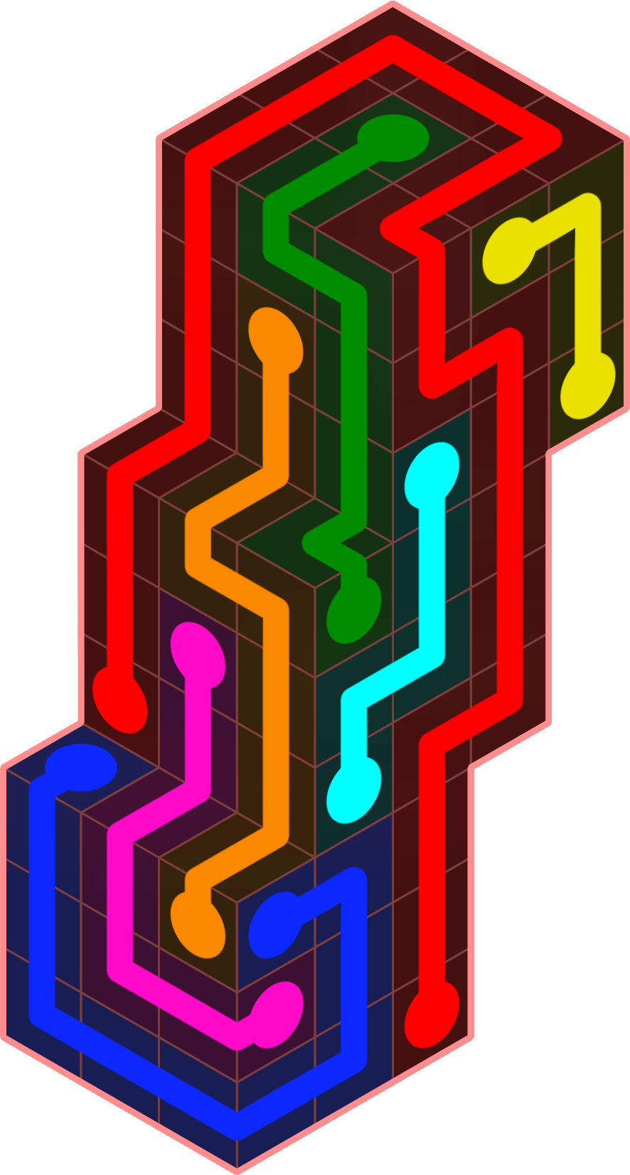 Flow Free 1881 Solution