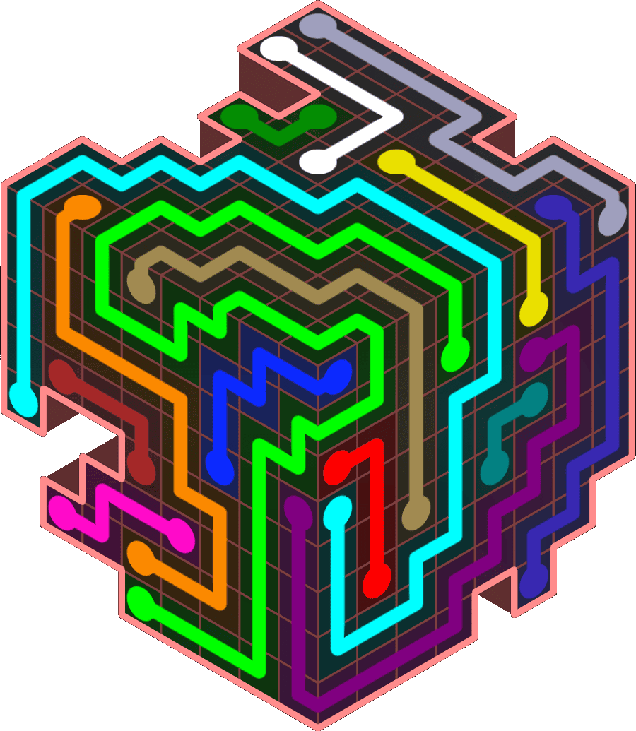 Flow Free 6521 Solution