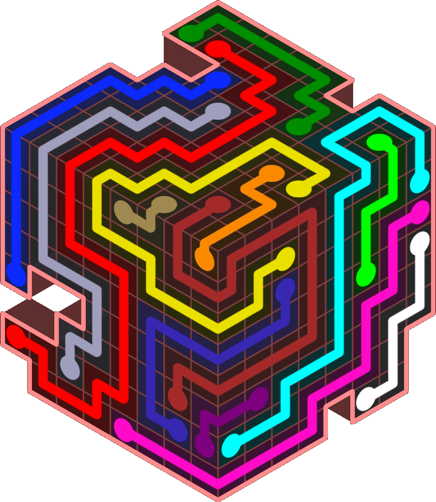 Flow Free 6528 Solution