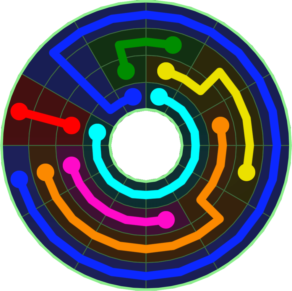 Flow Free 1119 Solution