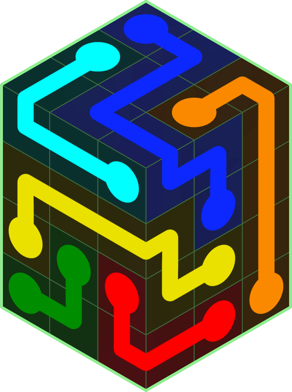 Flow Free 601 Solution