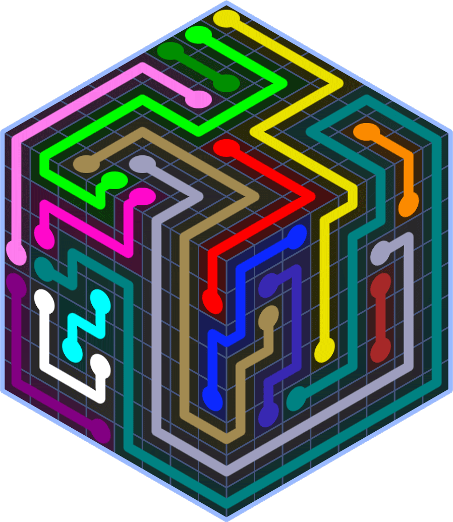 Flow Free 5493 Solution