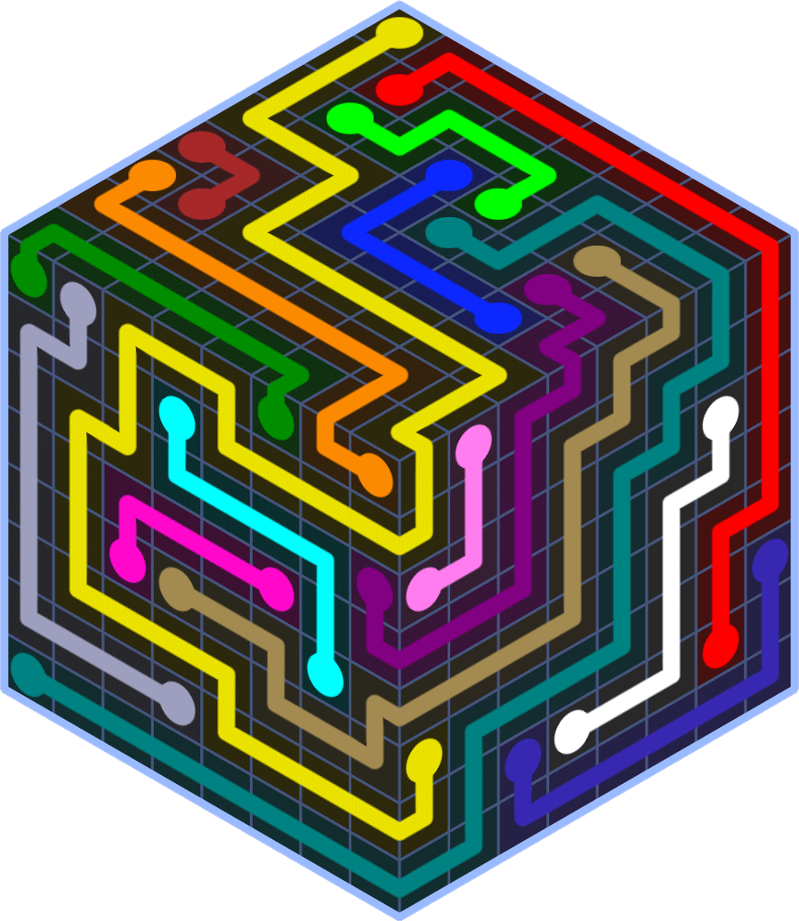 Flow Free 5444 Solution