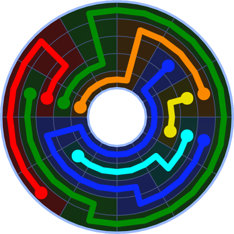Flow Free 5672 Solution