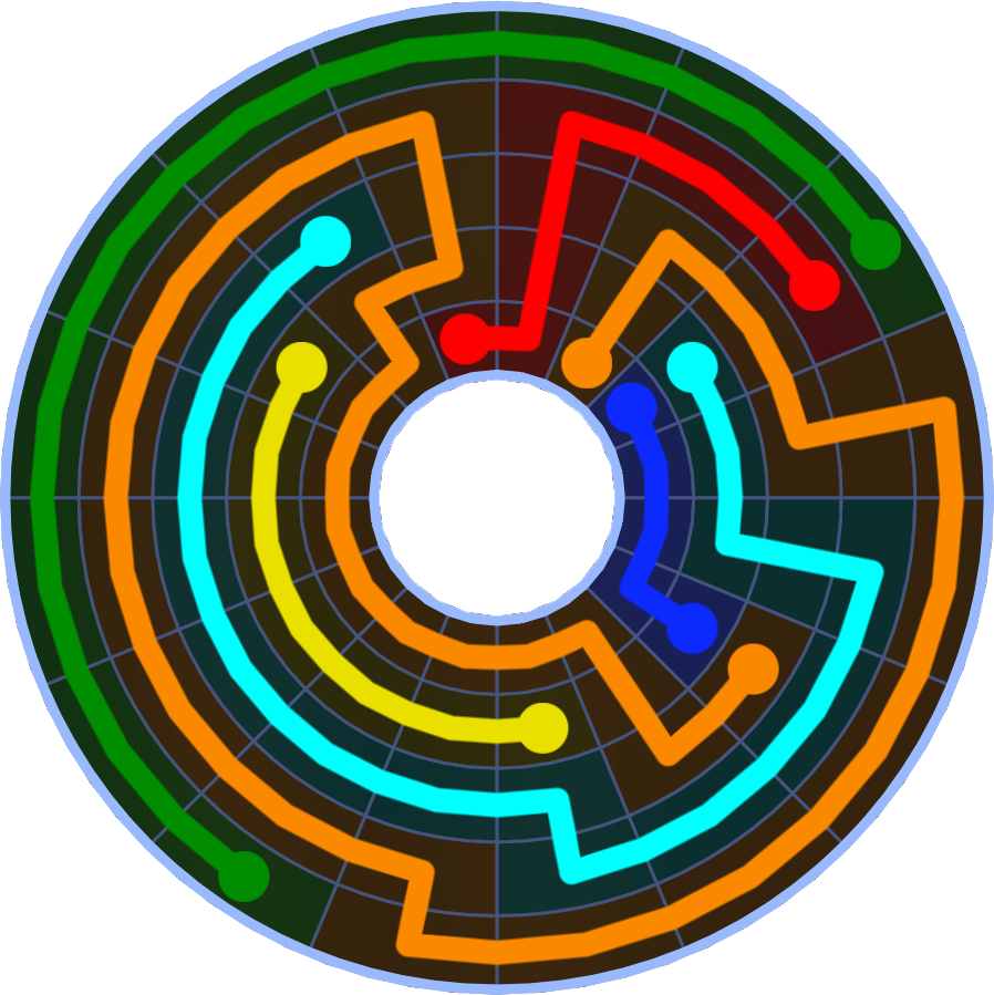 Flow Free 5744 Solution