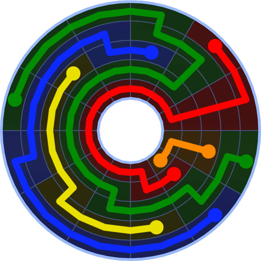 Flow Free 5534 Solution