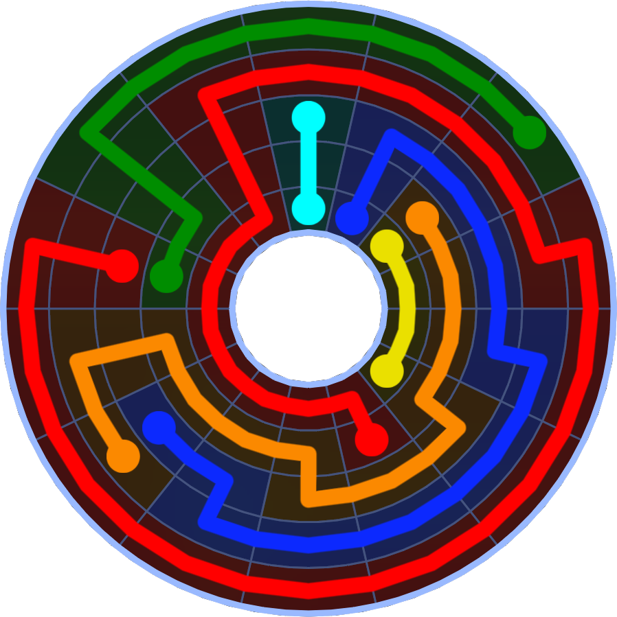 Flow Free 5558 Solution