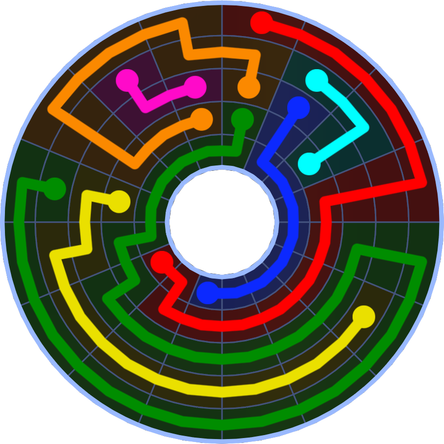 Flow Free 5587 Solution