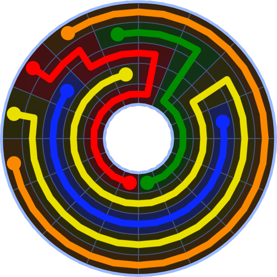 Flow Free 5588 Solution