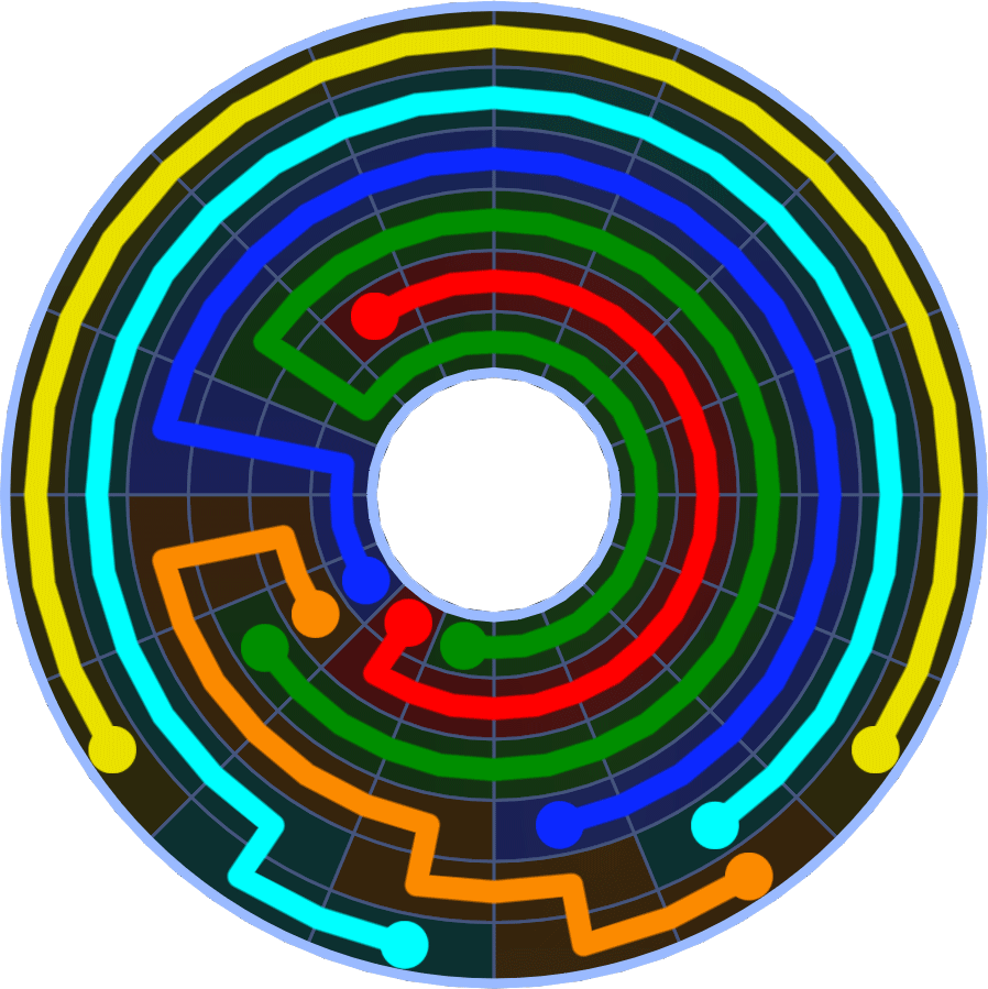 Flow Free 5657 Solution