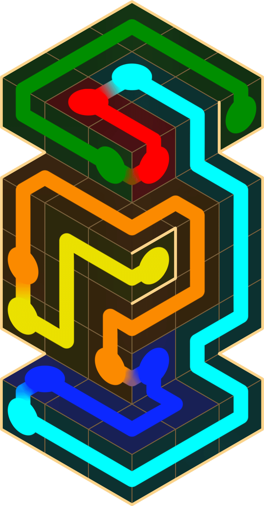 Flow Free 3601 Solution