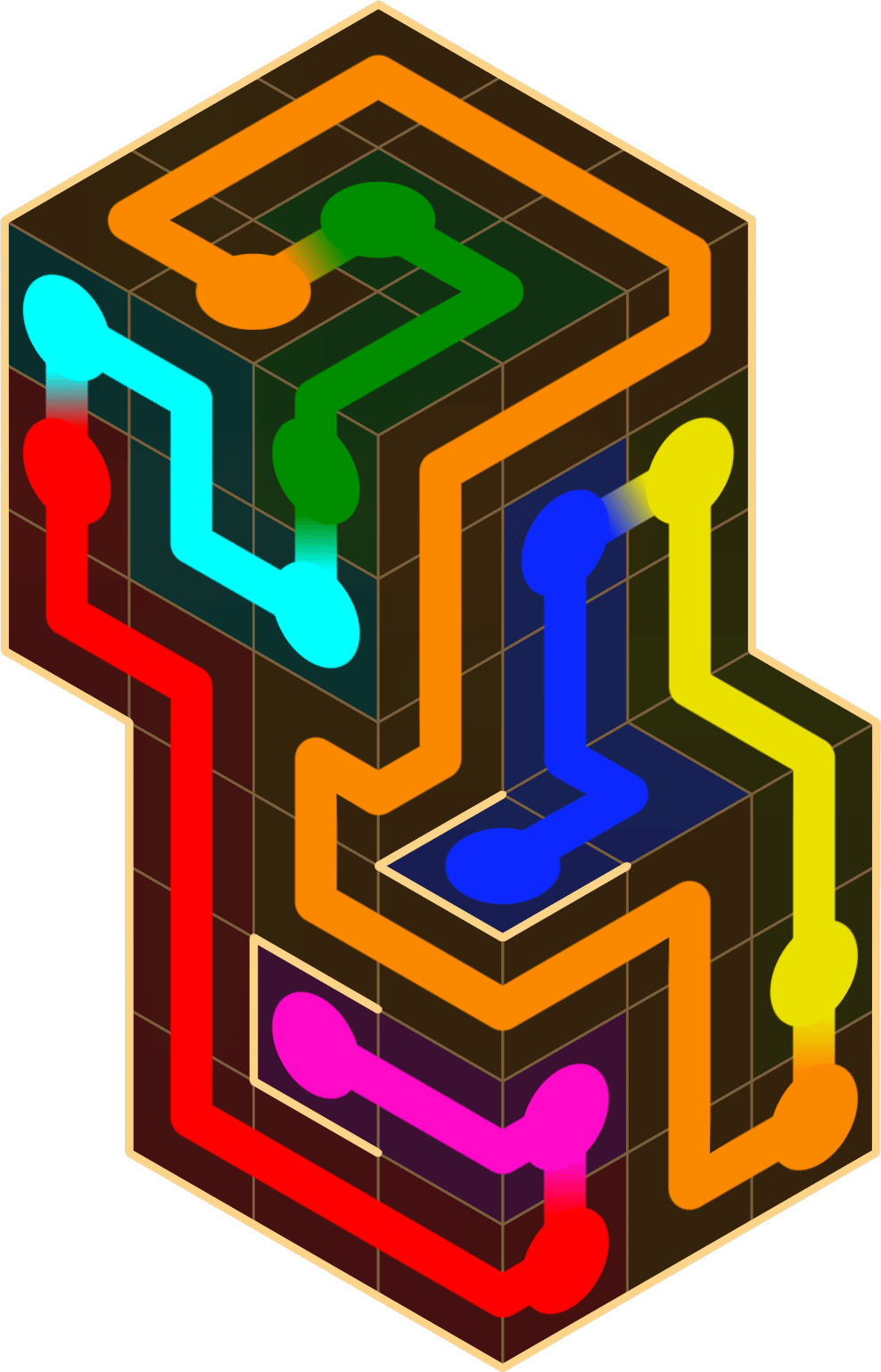 Flow Free 3669 Solution